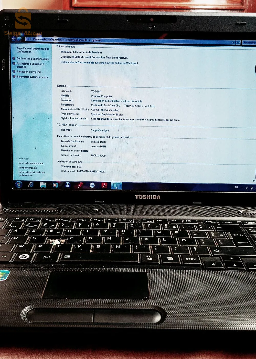 Toshiba laptop for selle