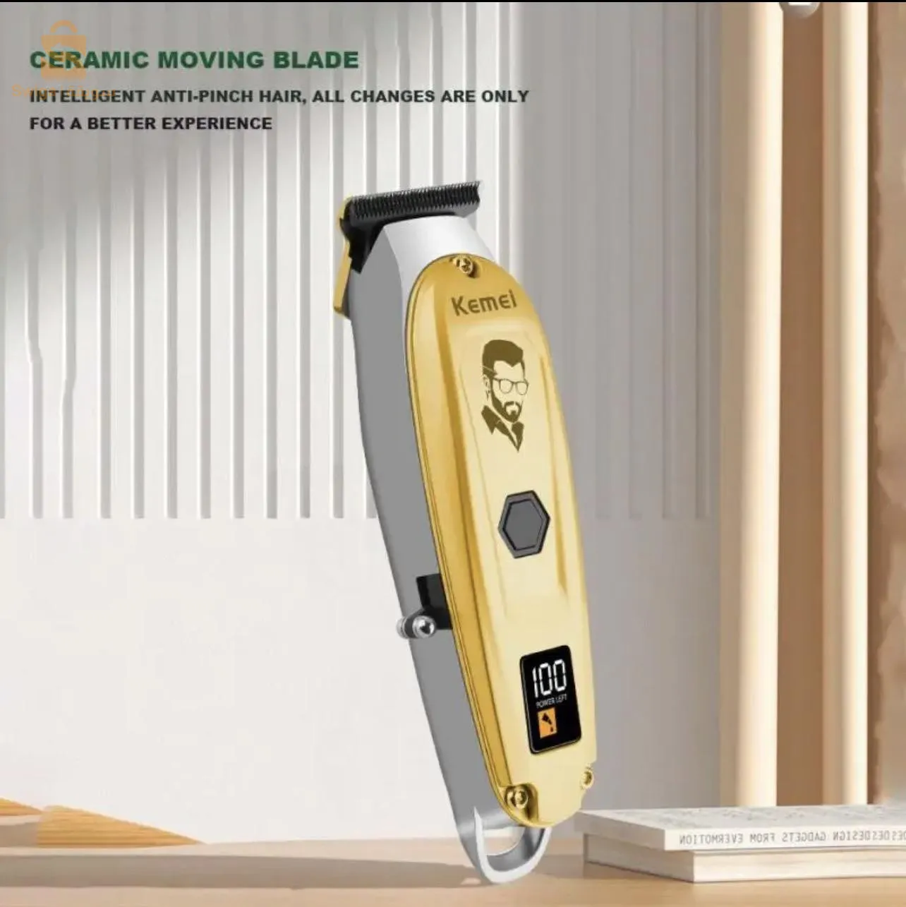 مكينة الحلاقة الذهبية من نوع Kemei 1947