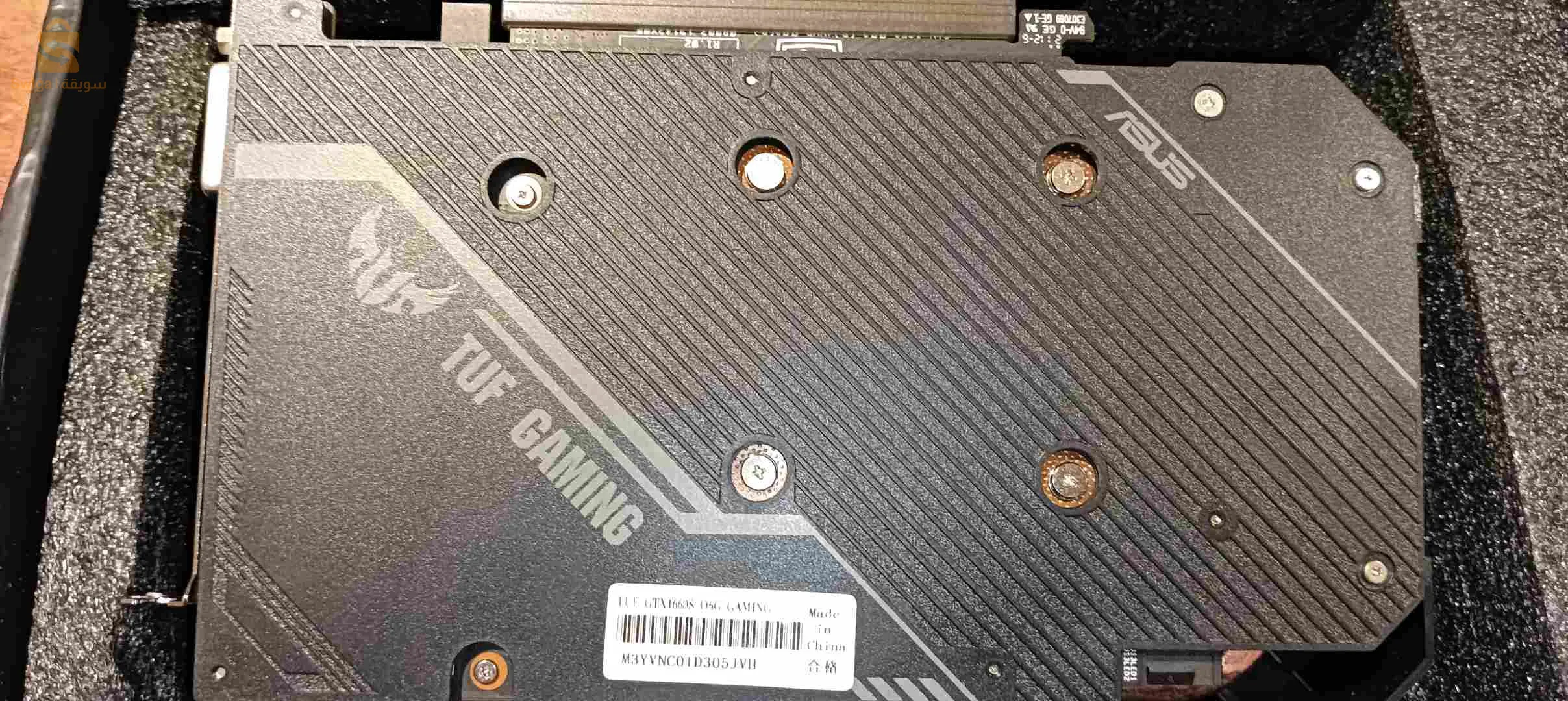 بطاقة شاشة  asus gtx 1660 super 6gb