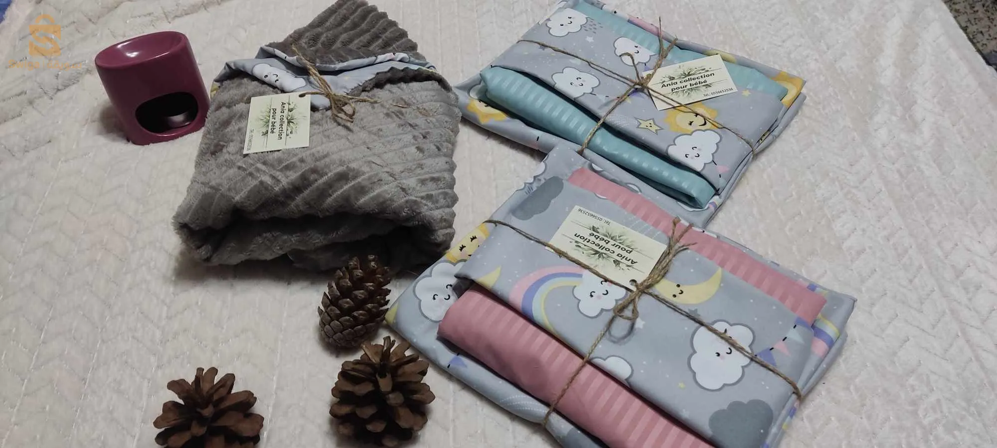 draps et couvertures pour bébé