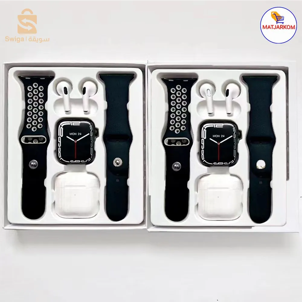 Smart Watch W26 noir et bleu