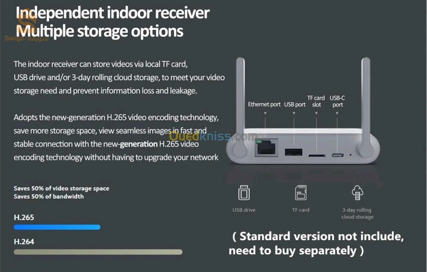 Caméra De Surveillance D'extérieur Xiaomi Mi Sans Fil Wifi 1080p Avec Routeur Batterie 3 Mois