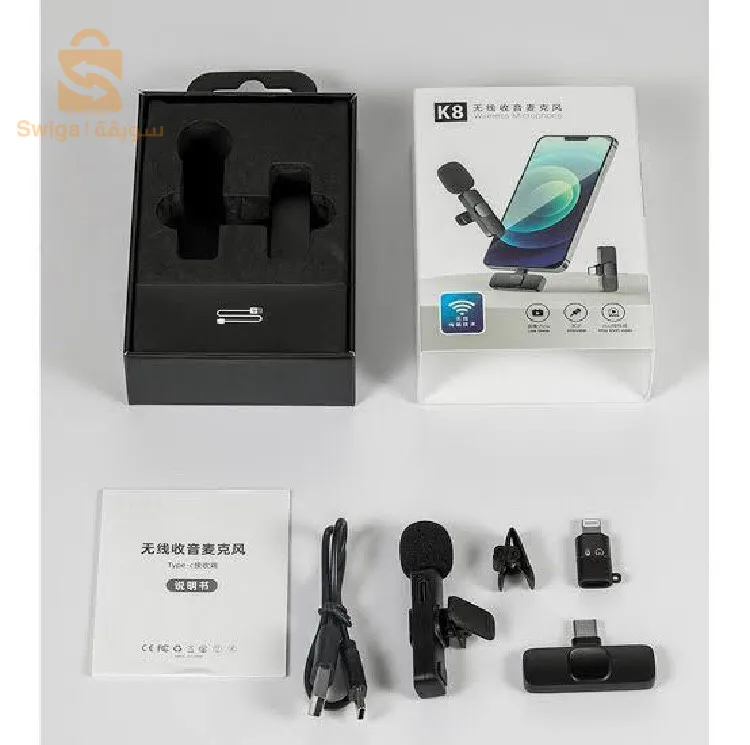 Microphone k8 cravate type c