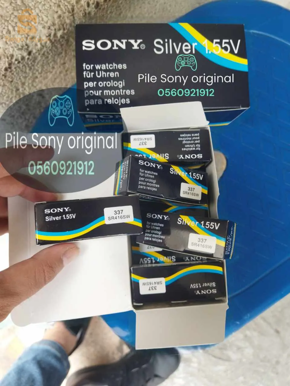 pile sony 337 pour bloutut vip master card