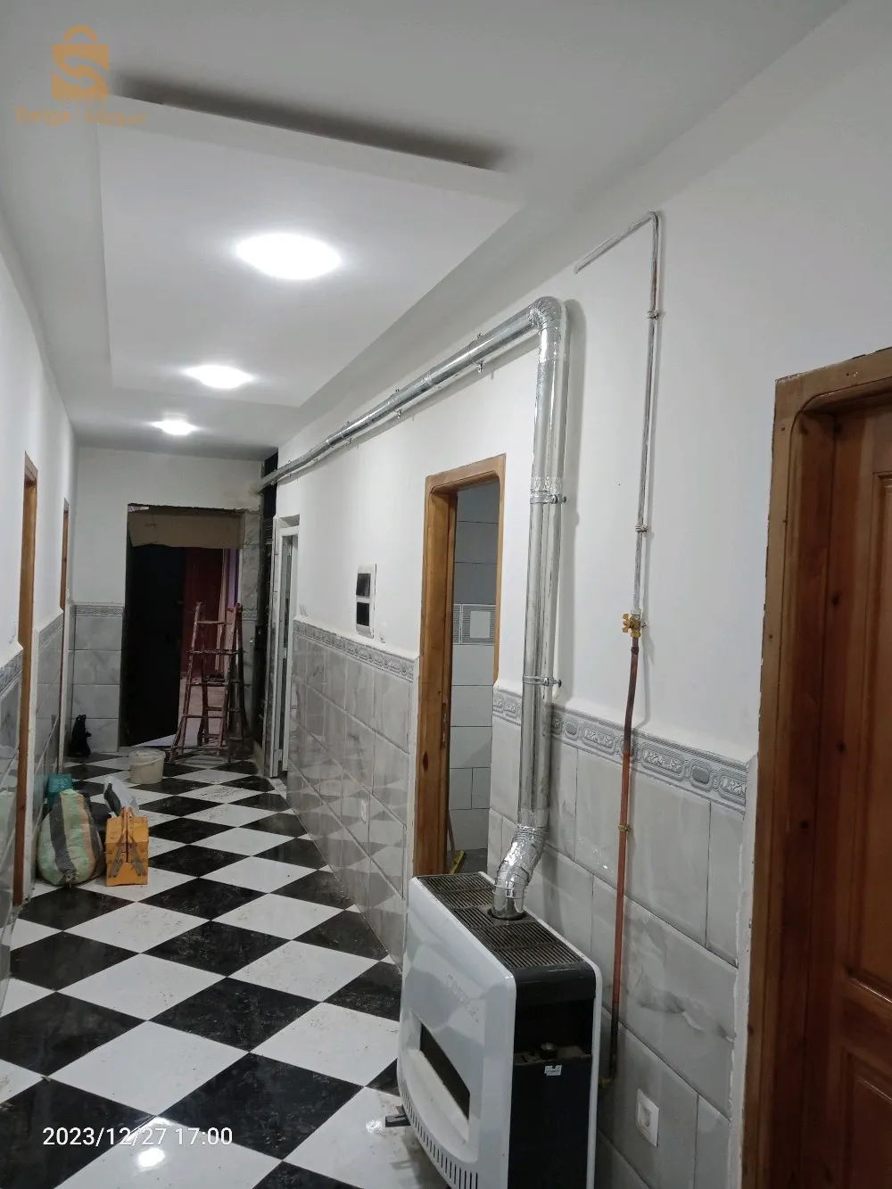 تركيب المدفأة