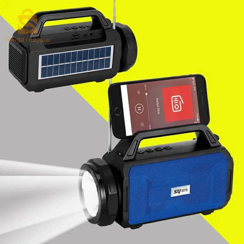 Radio solaire d’extérieur haut-parleur Bluetooth sans fil