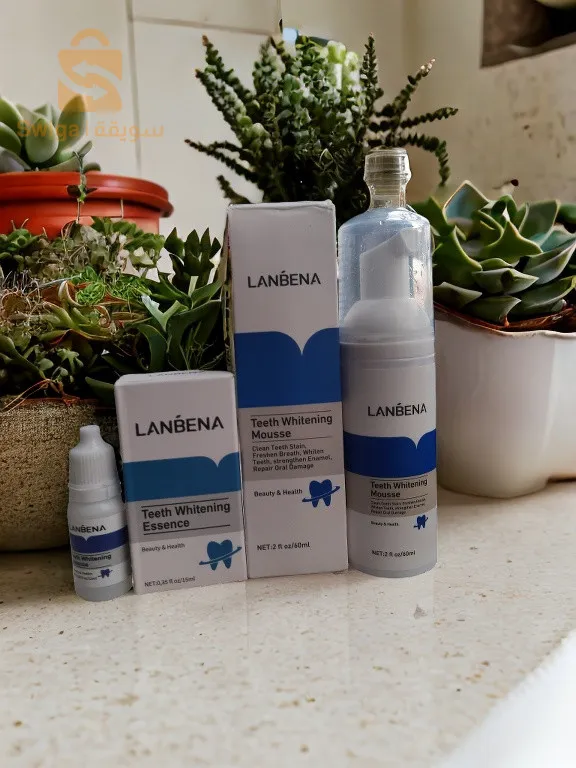 باك من منتجات تبيض الاسنان من lanbena