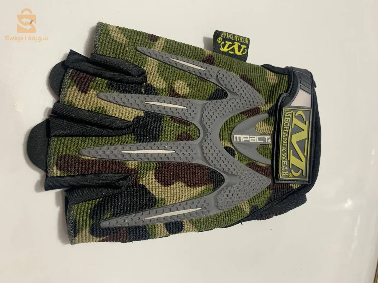 Mechanix Gants de Moto antidérapants demi-doigt قفازات المضادة للانزلاق نصف اصبع للدراجات النارية$👍