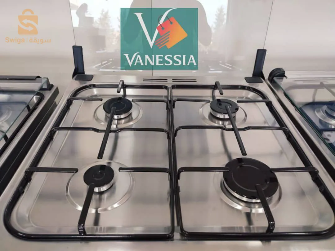 cuisinière géant cristal inox