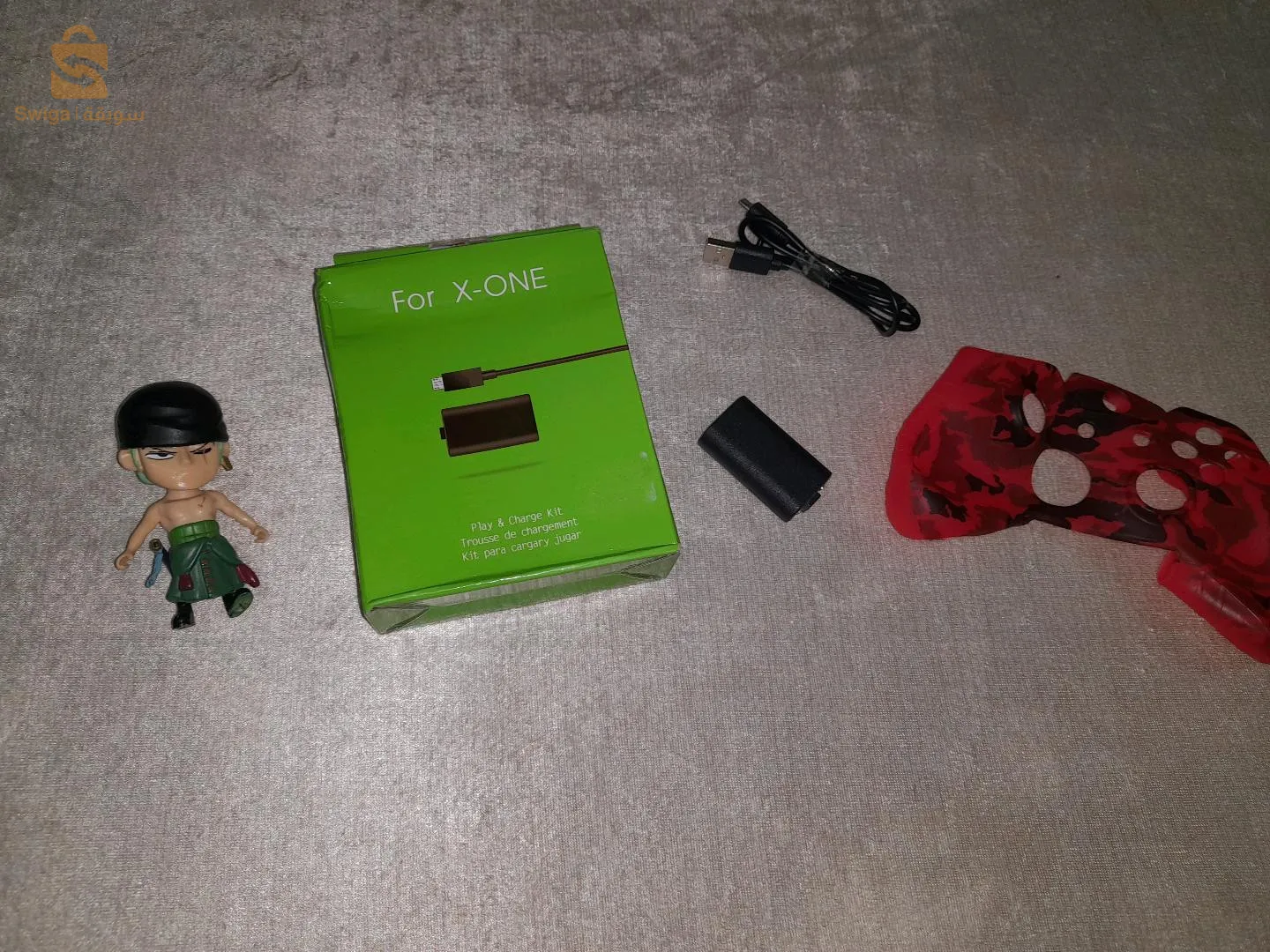 بطرية يدة تحكم جهاز اكسبوكس وان مع شاحن الخاص به + حمايت ليدة الجهاز مجانا 🎮🕹