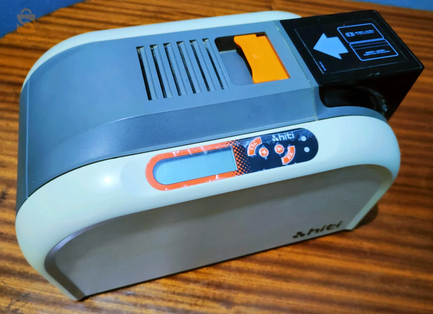 imprimante badgeuse hiti cs- 200 طابعة بطاقات pvc