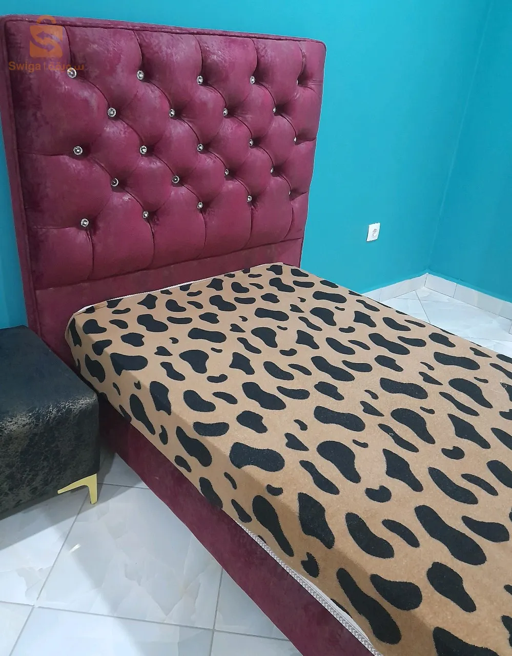 lit Capitonné  2 places