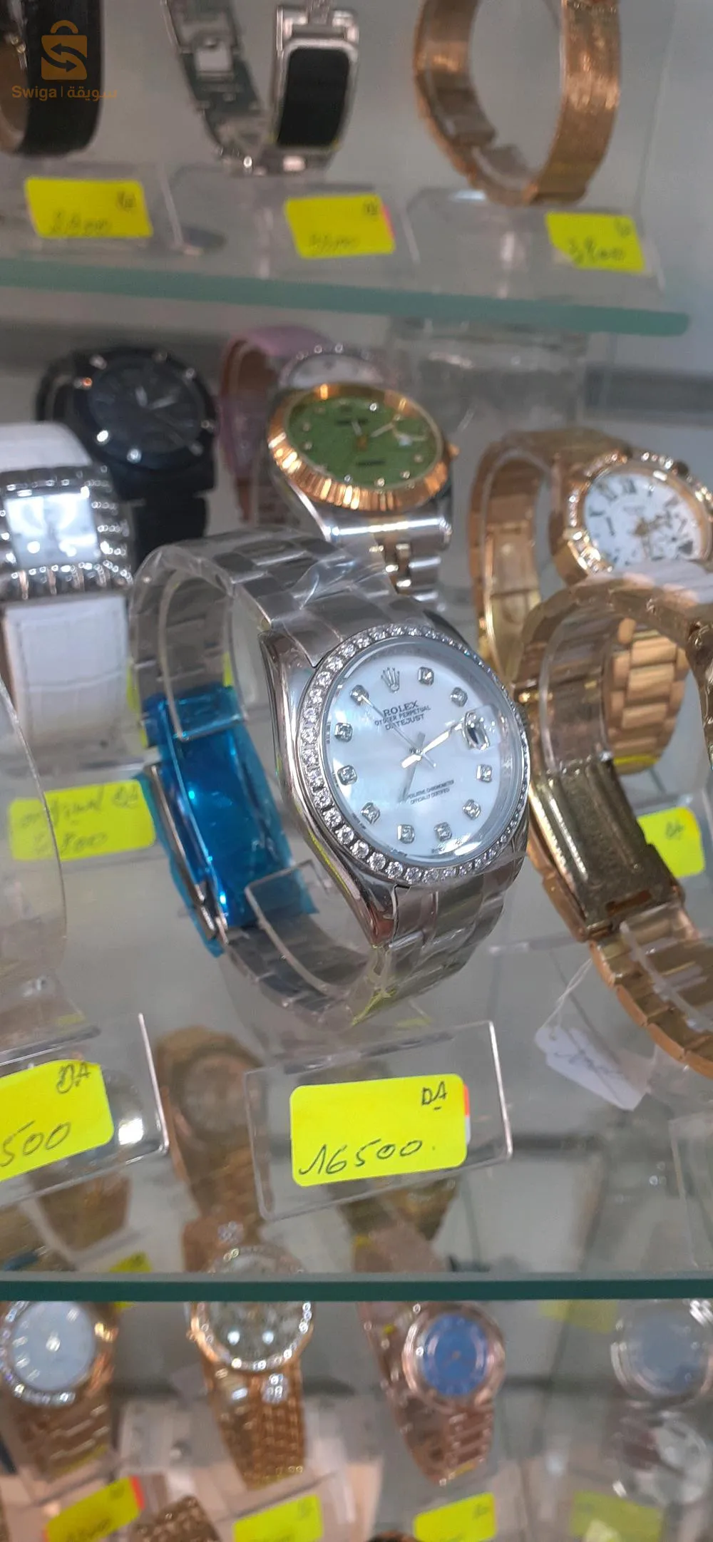 montres Rolex femmes good 1er choix
monteur myotta 
résiste a leau
la matière :fabriqués en asier inoxydables 
garantie 2ans(réparation)