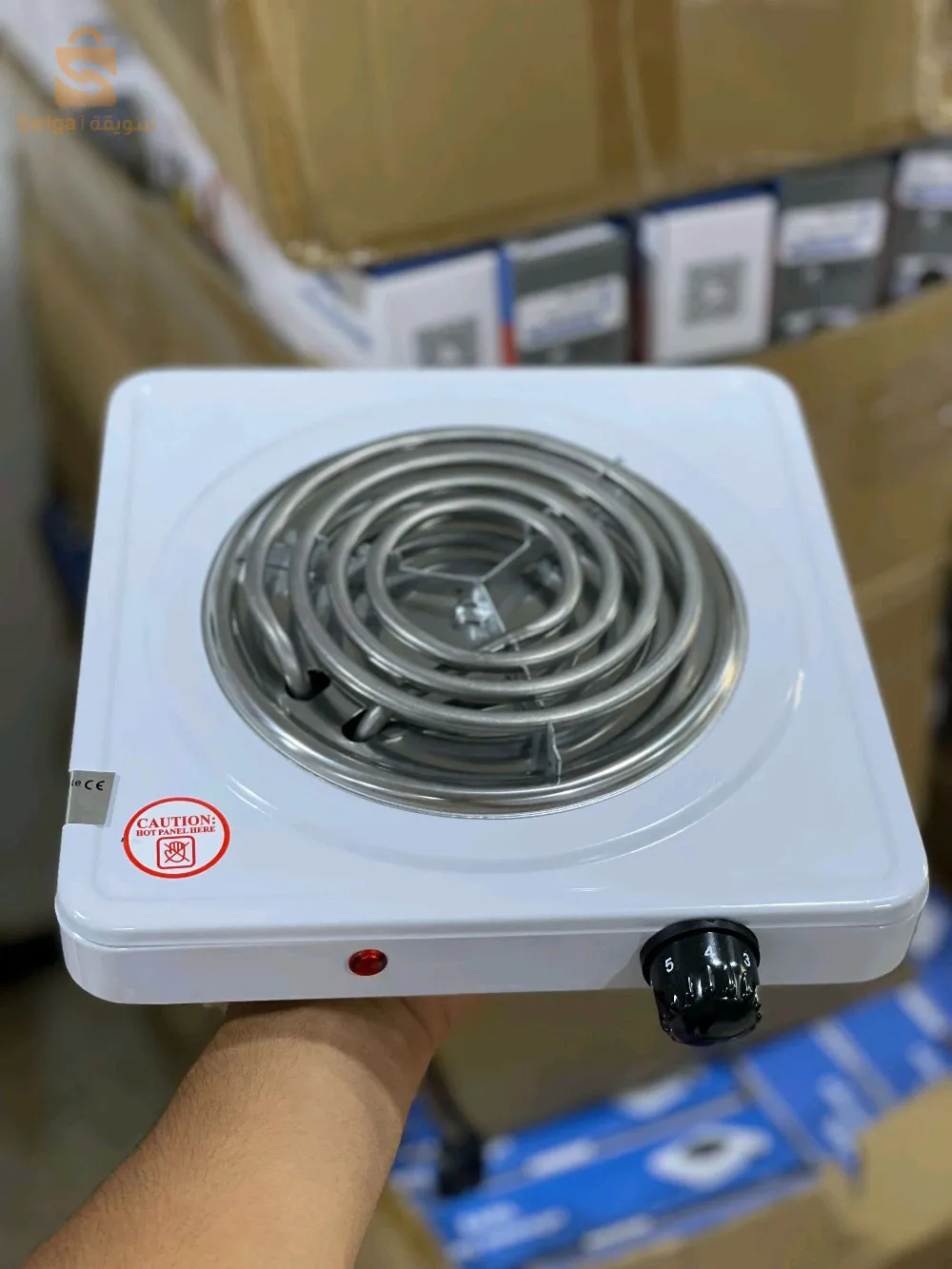 Plaque chauffante cuisinière électrique unique