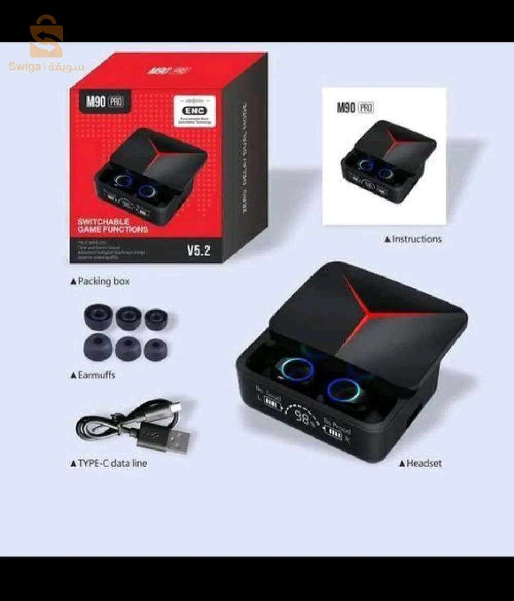 M90 Pro TWS Bluetooth 5.3 hi-fi stéréo