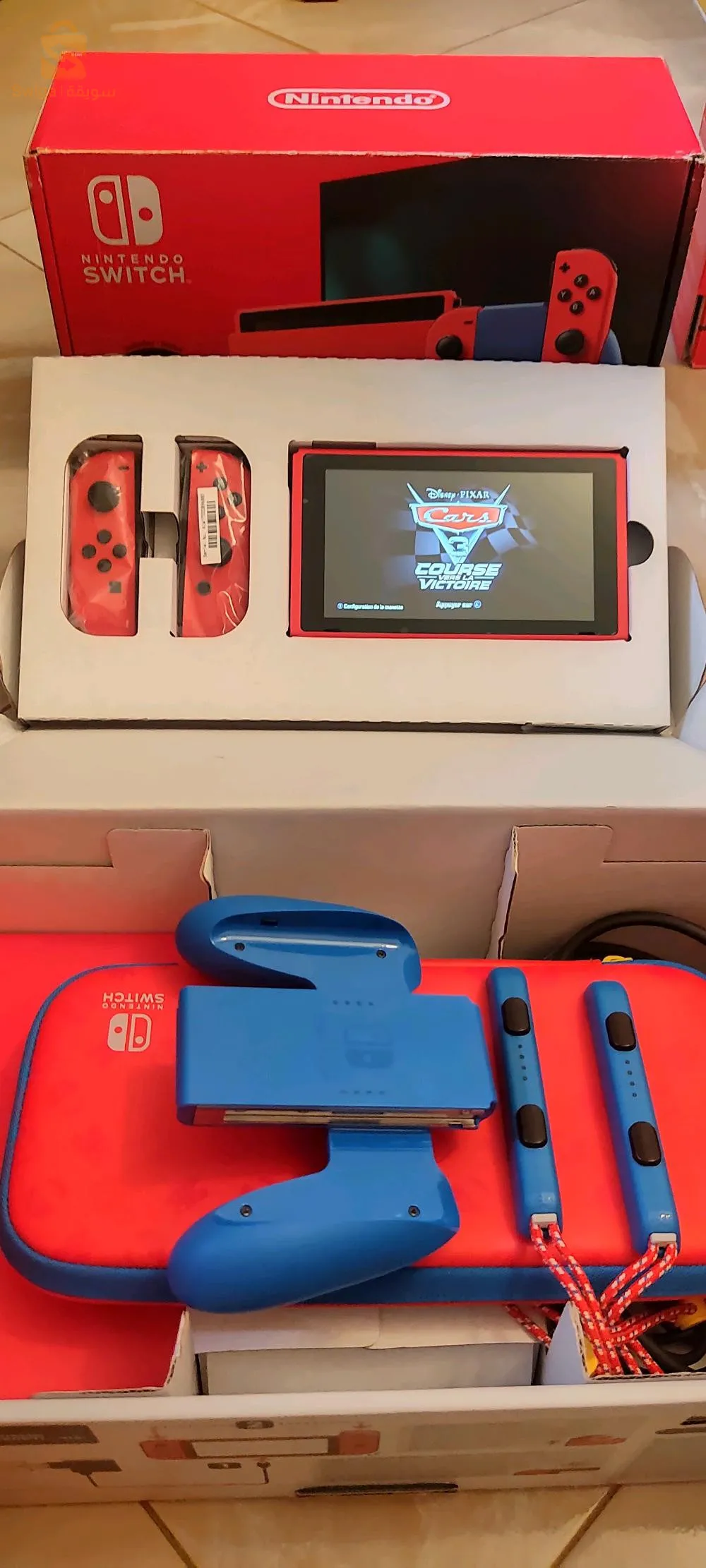 NINTENDO SWITCH MARIO ÉDITION V2 PUCE 128GB