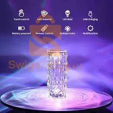 Lampe en cristal de luxe🪙