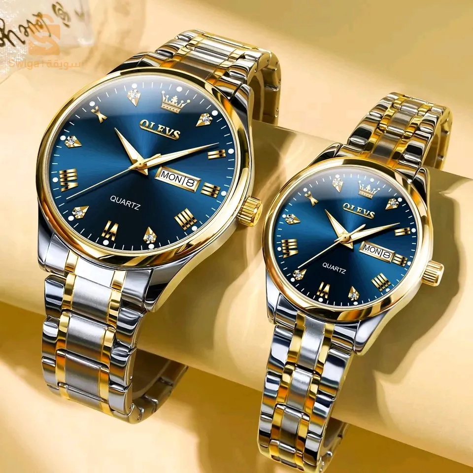 ساعة رجالية اصلية من شركة عالمية