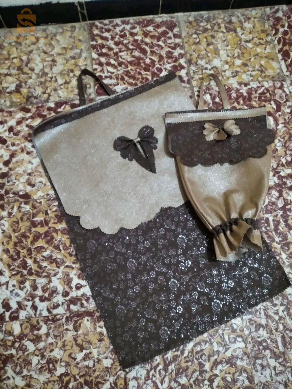 مئازر المطبخ بالسكاي و القماش