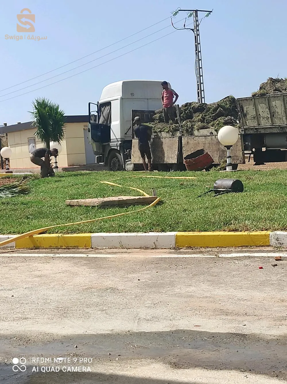 تهيئة المساحات الخضراء