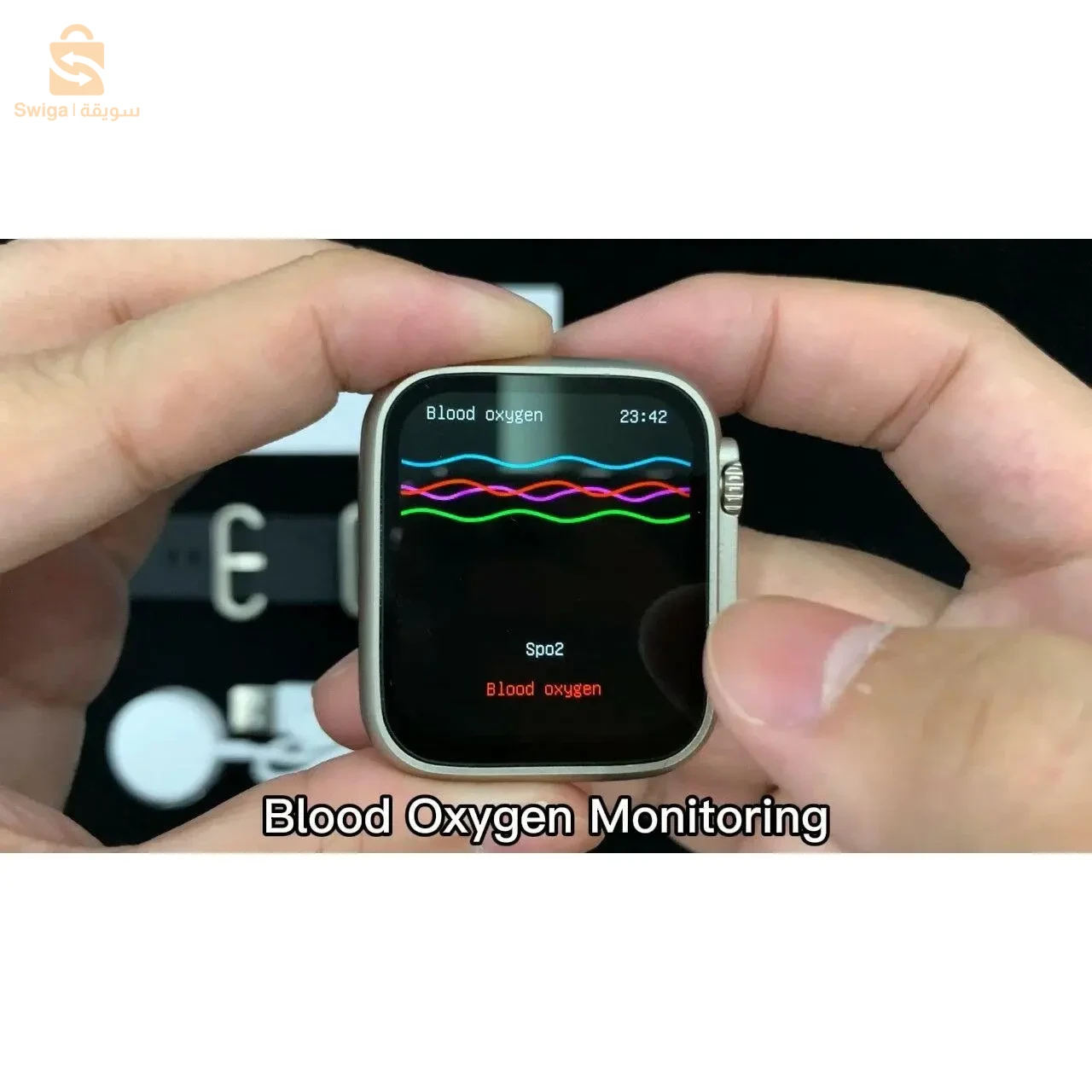 الساعة الذكية العصرية الجديدة T800 Ultra Noir 🌟💦