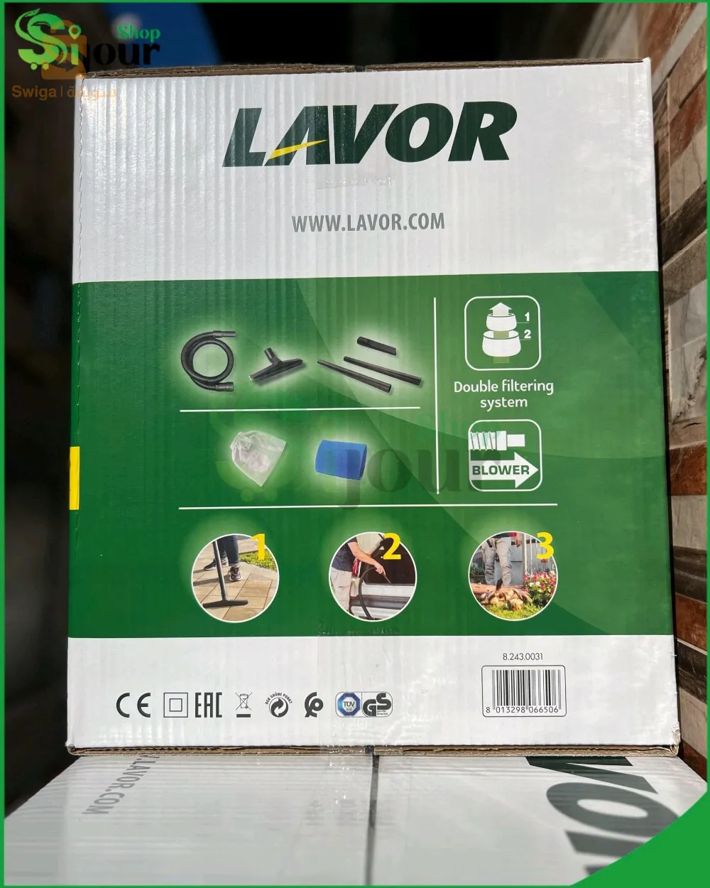 Aspirateur Eau Et Poussière 1200W 20 Litres LAVOR RUDY 1200 S