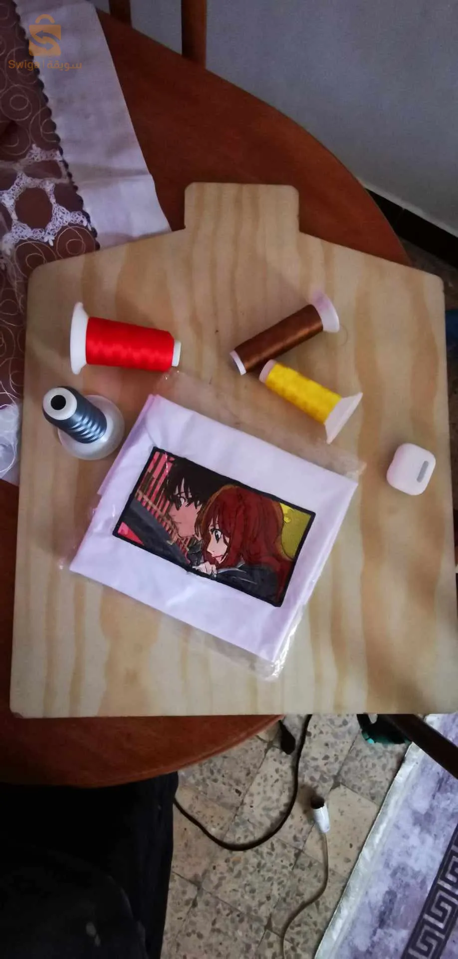 التطريز حسب الطلب على جميع انواع الملابس