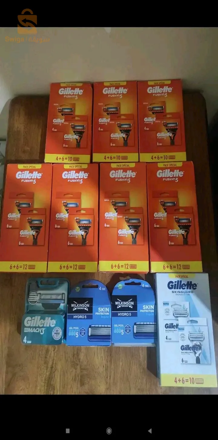 Gillette  capa
 سلعة. كابة