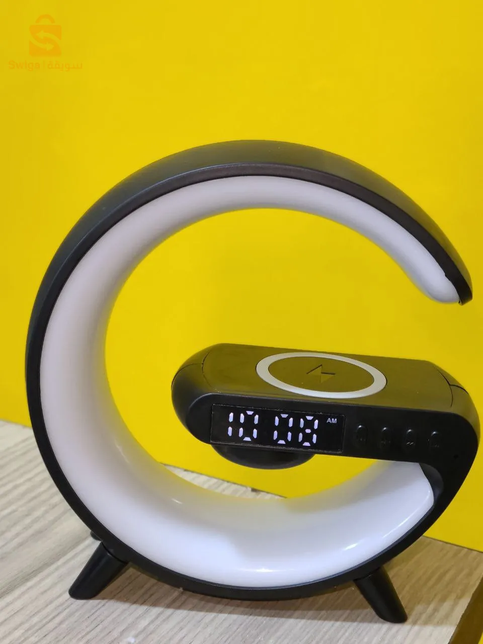 Previous
Next
Réveil intelligente type G Bluetooth chargement sans fil haut-parleur RGB lumineuses