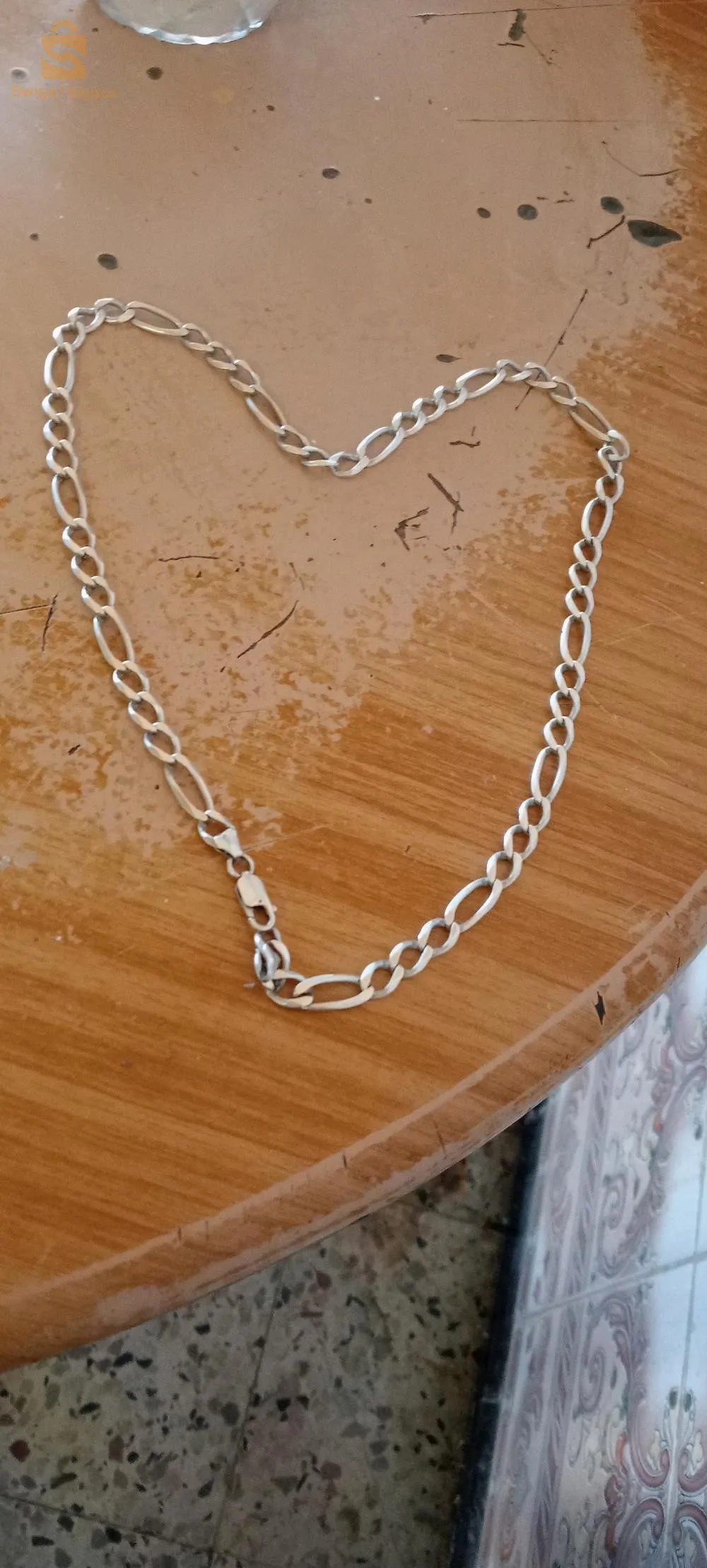 سنسلة فضة شابة بزاف فضة تاع طاليان