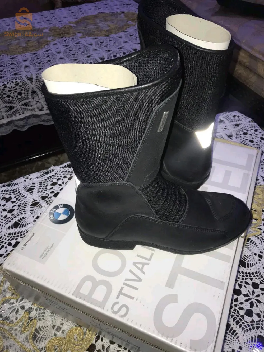 حذاء أصلي مخصص لركوب درجات النارية من نوع bmw