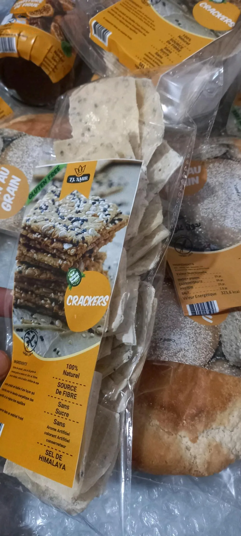 كراكرز بدون غلوتين