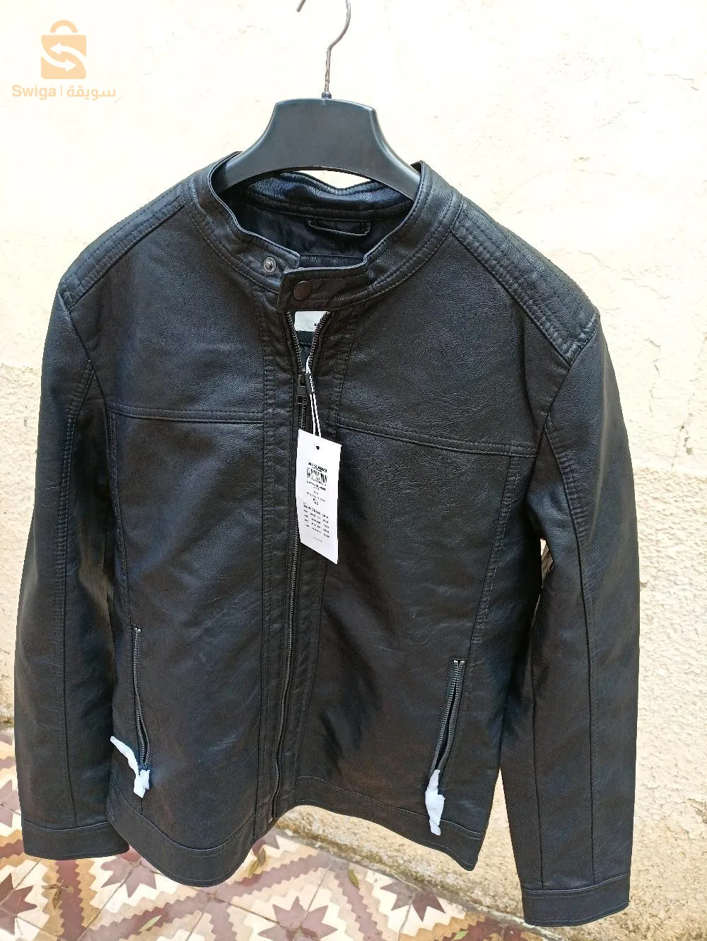veste semi cuir original taille L