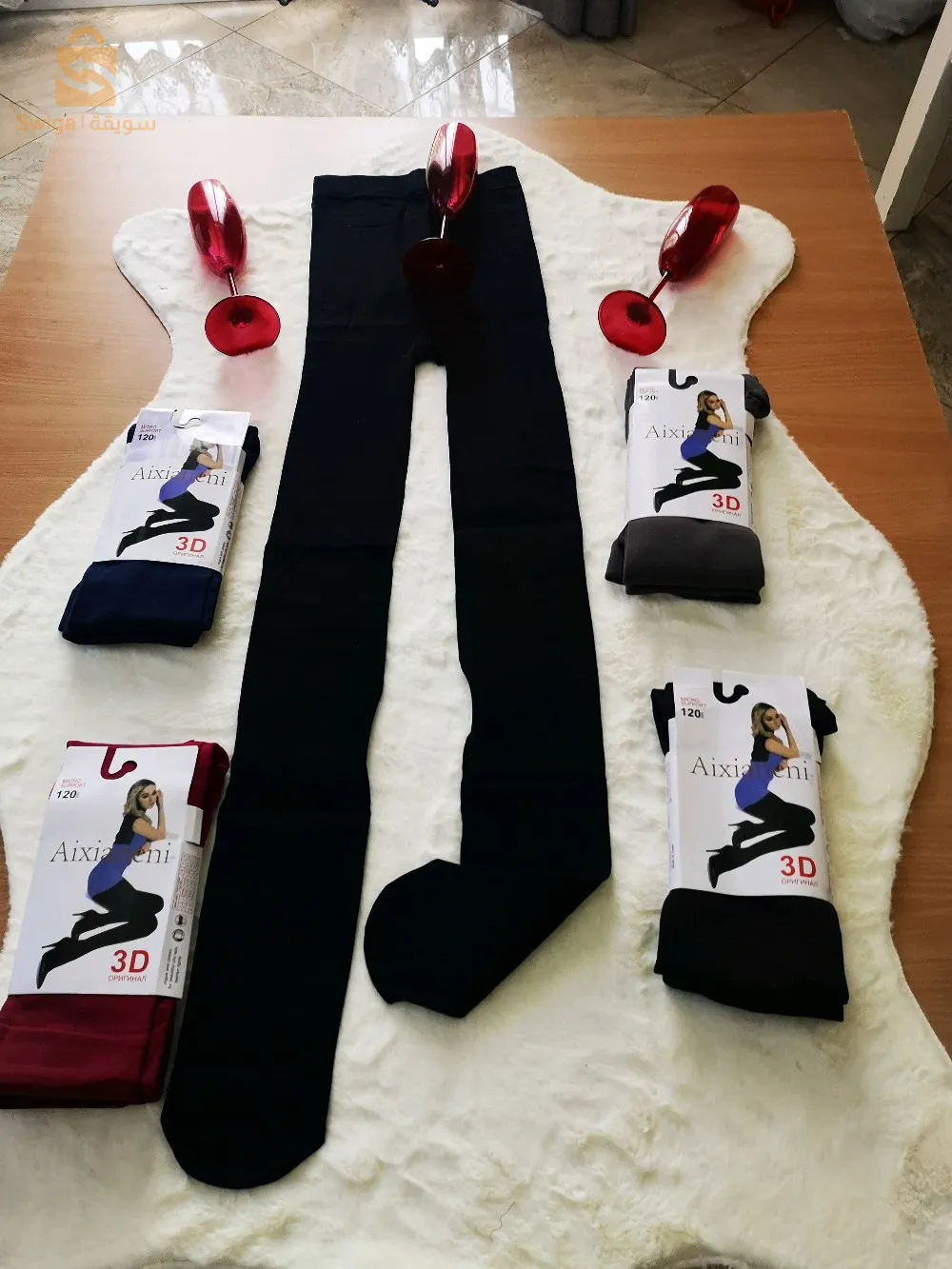 Bas culotte opaque