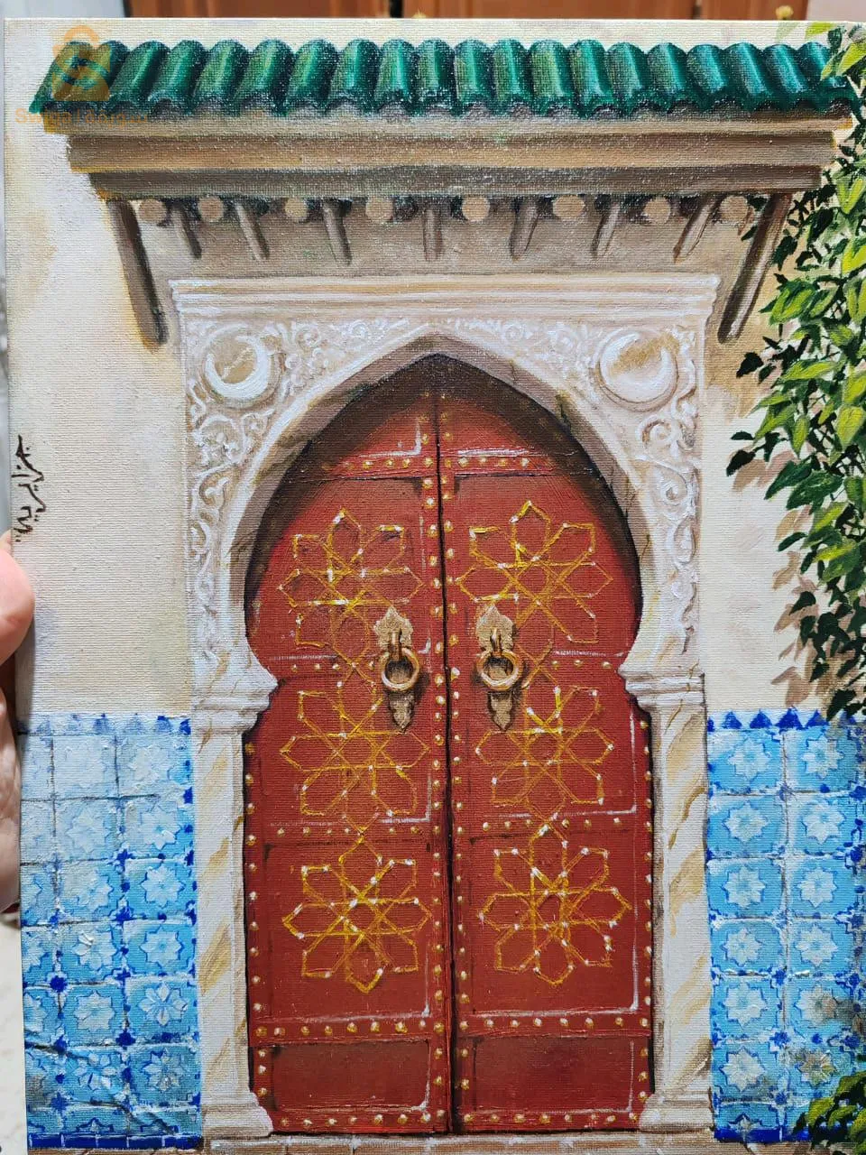 لوحة فنية زيتية متقنة