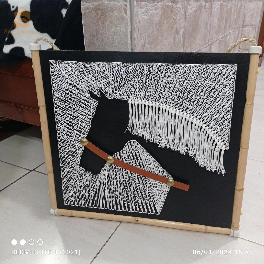 لوحات فنية 3d مسمار و خيط