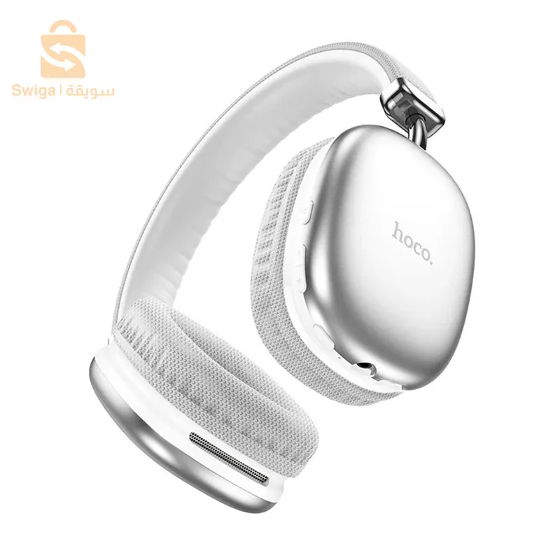HOCO HiFi Audio Wireless Bluetooth 5.3 40MM سماعات رأس موسيقى، ألعاب، رياضة بدون استخدام اليدين مع ميكروفون يدعم بطاقة TF AUX W35$👍