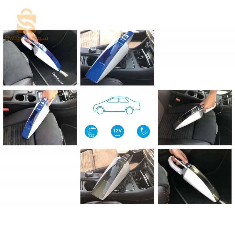 مكنسة كهربائية محمولة للسيارة من تيكوود - 12 فولت TAV-8266$👍