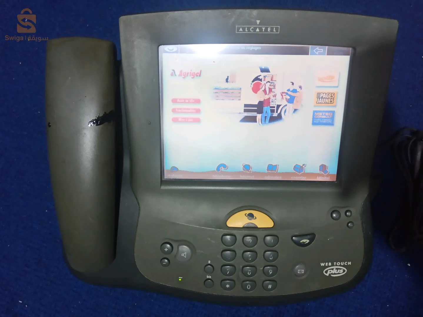 هاتف منزل يعمل باللمس telephone fix digital