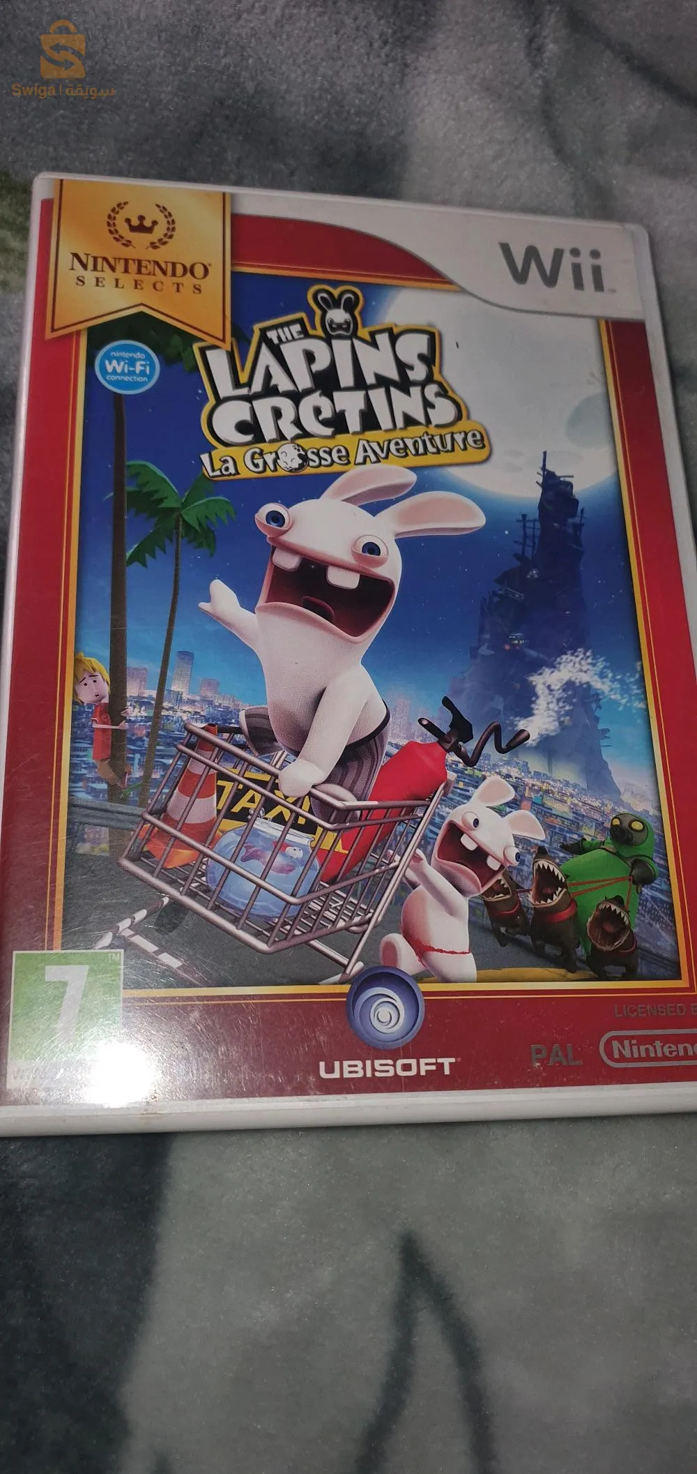 jeu wii les lapins crétins