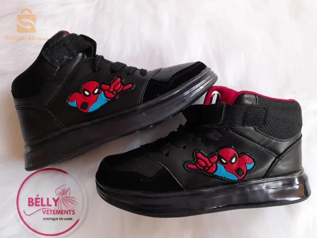 basket spiderman enfants