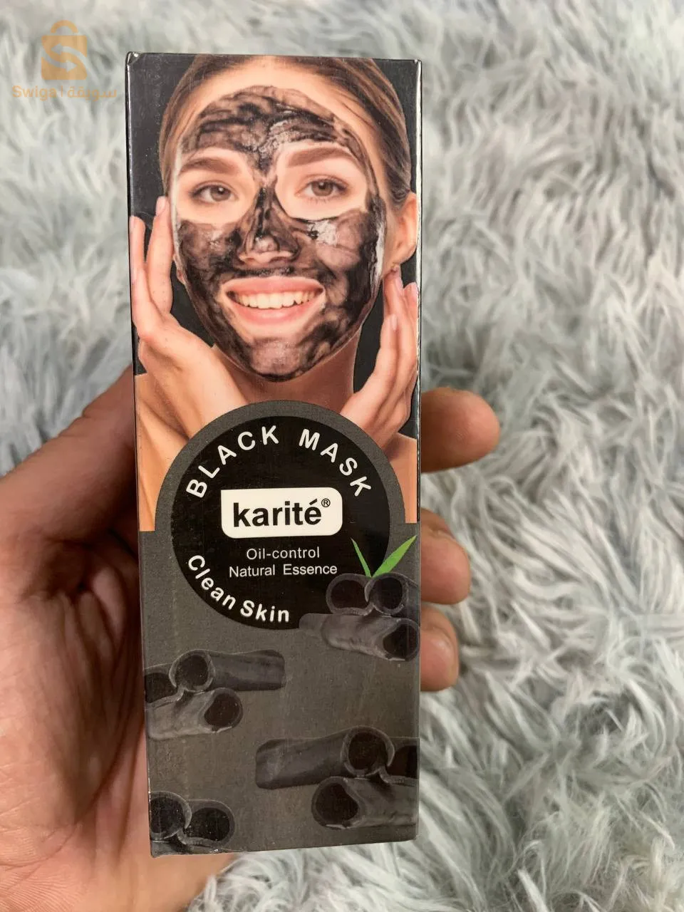 ماسكاريلا ماسك اسود لتنظيف البشرة بالكاريتي × 12 قطعة بالفحم للتحكم بالزيت على الوجه