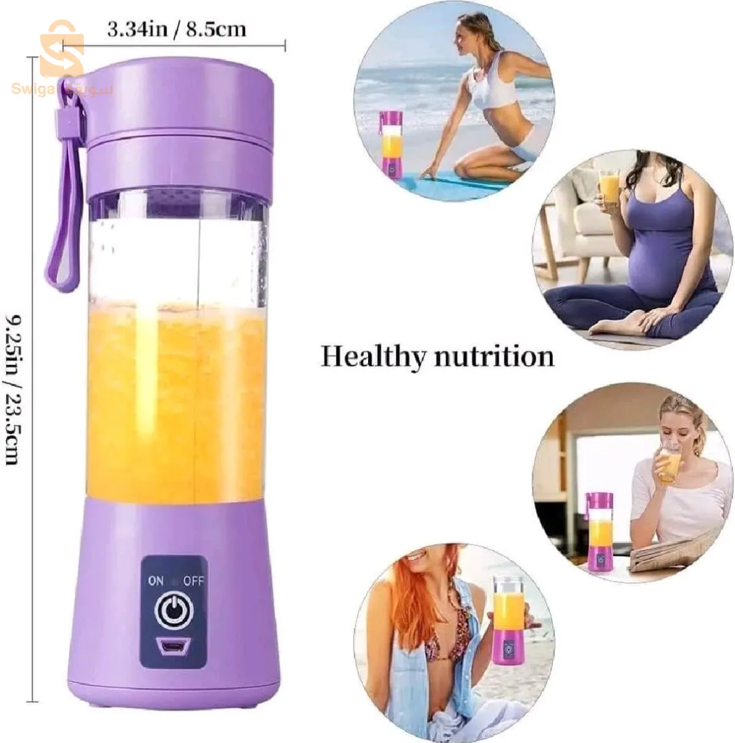 عصارة كهربائية محمولة قابلة لإعادة الشحن USB متينة بجودة عالية Portable Electric Juicer Cup Rechargable Usb Blender Mixer