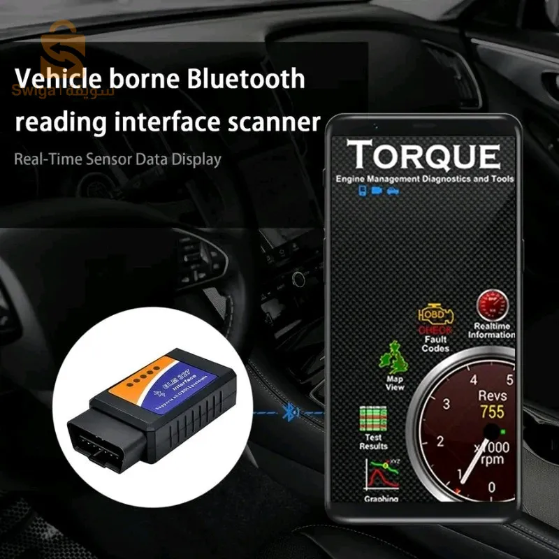 أدوات تشخيص السيارات V1.5 Obd2 الماسح الضوئي SAE J1850 بلوتوث/واي فاي لنظام أندرويد/ISO 9141 Vgate Icar2 قارئ الرمز$👍