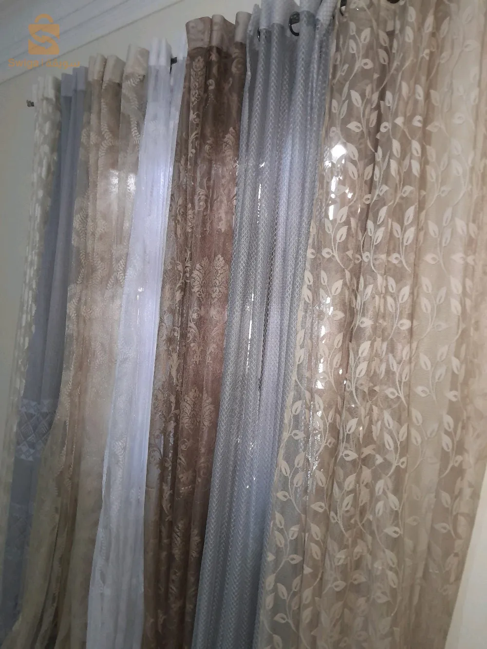 ستائر منزلية من الورشة