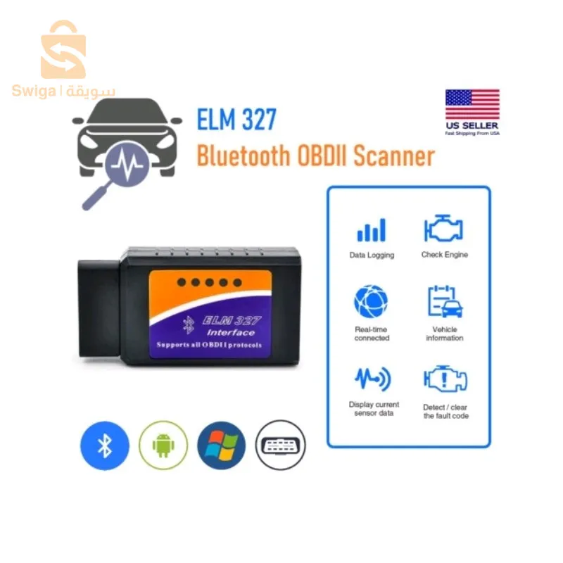 أدوات تشخيص السيارات V1.5 Obd2 الماسح الضوئي SAE J1850 بلوتوث/واي فاي لنظام أندرويد/ISO 9141 Vgate Icar2 قارئ الرمز$👍