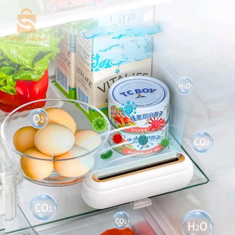 Purificateur d'air pour réfrigérateur et stérilisateur , désodorisant , garde les aliments et la fraîcheur منقي ومعقم هواء الثلاجة، ومزيل الروائح الكريهة، ويحافظ على الطعام طازجًا$👍