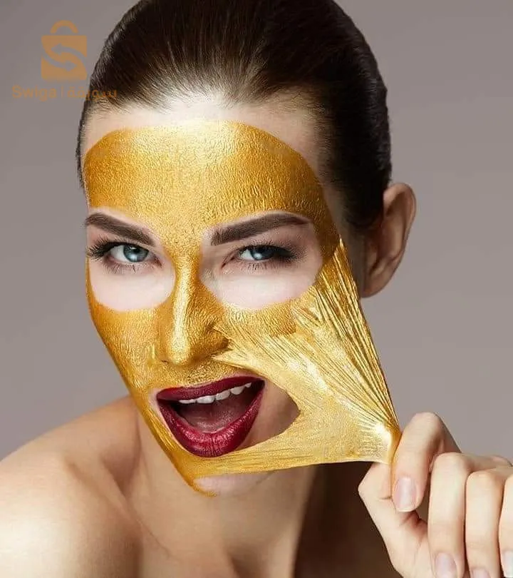 Donna Paola Gold mask$🤍🤍