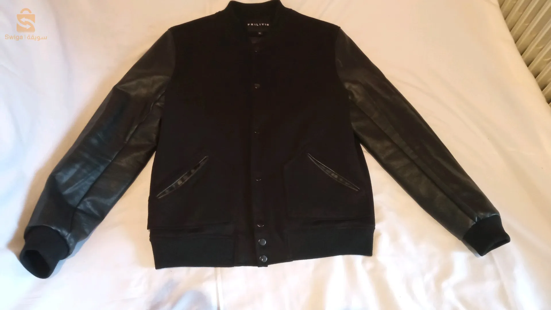 veste frilivin Black Blac k bad boy   taille xl (ملبوسة نههار)
