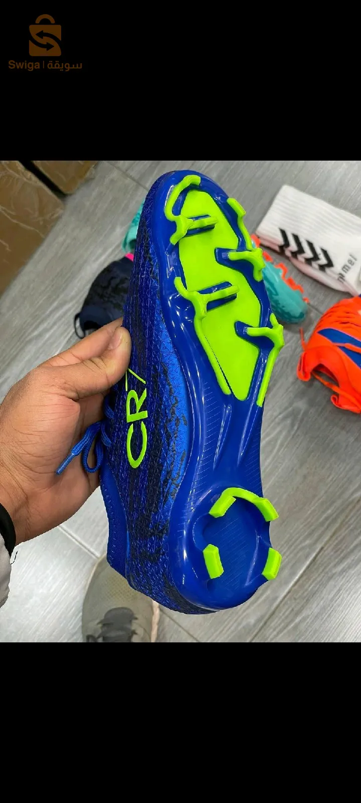 حذاء رياضي cr7 crampons Nv model اللون الاسود غير متوفر
